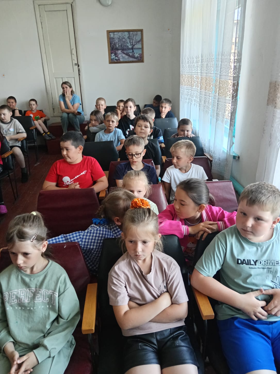 Открытие лагерной смены.